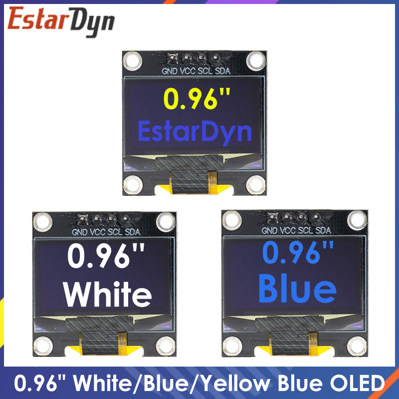Ssd1306 - 0.96 polegada iic spi serial 7/4pin