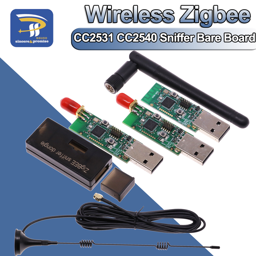 Zigbee Cc2531 - Sniffer placa nua módulo analisador de