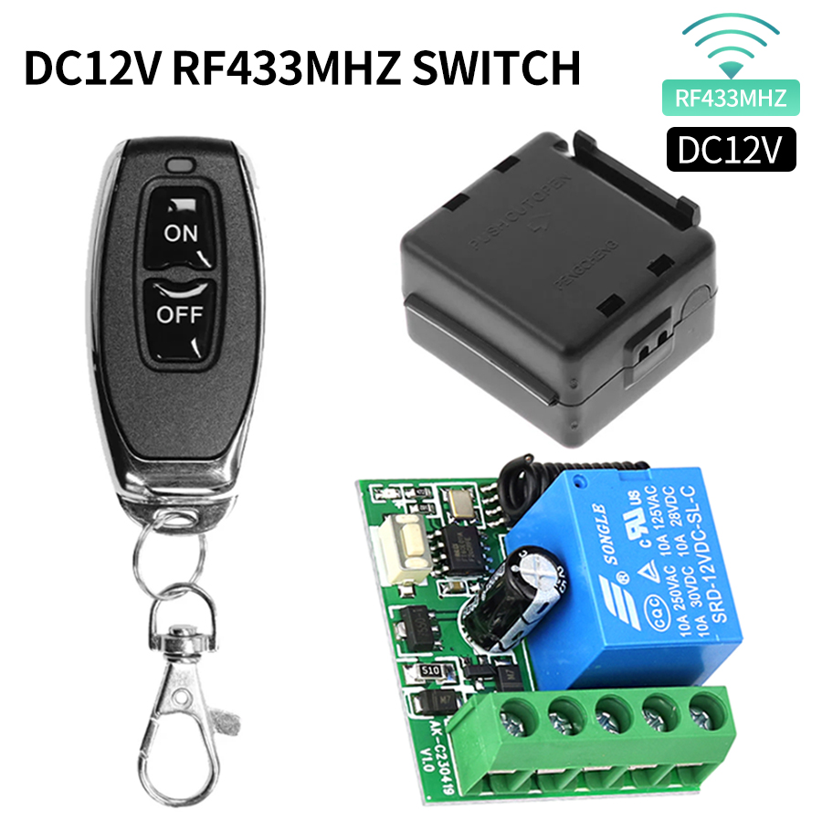 Ir Remote Module - 433mhz diy interruptor sem fio dc12v