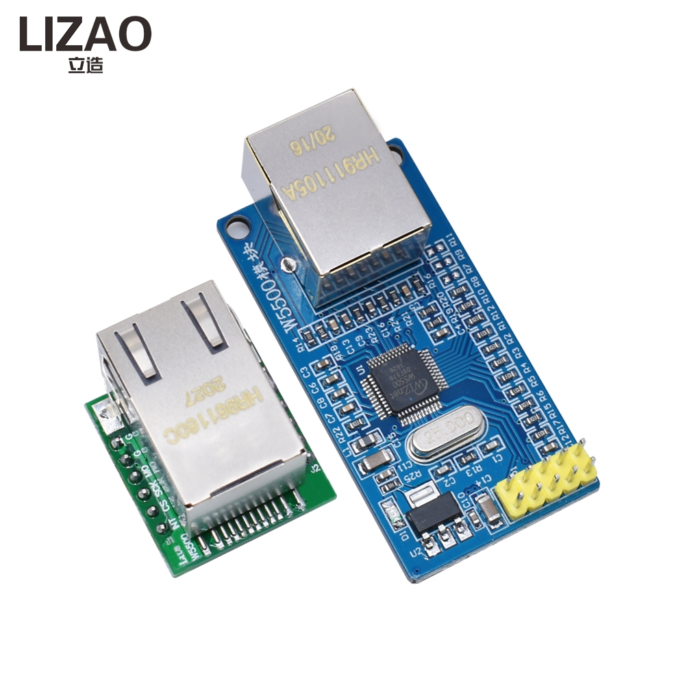 Ethernet W5500 - Módulo de Rede Ethernet LIZAO W5500,