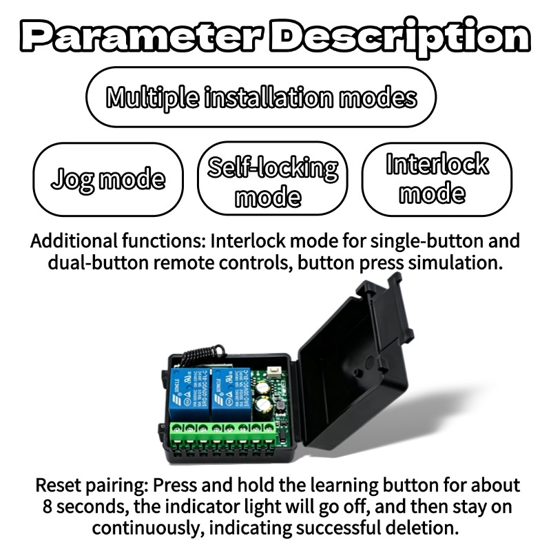 Módulo de Relé 433.92Mhz DC 9- - Ir Remote Module avaliação e preço