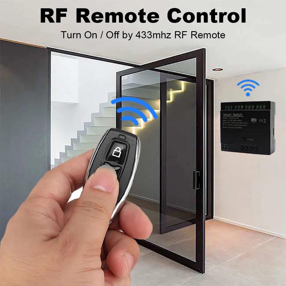 Estilo preto tuya 4ch wifi mód - Relay Module 4 Channel avaliação e preço