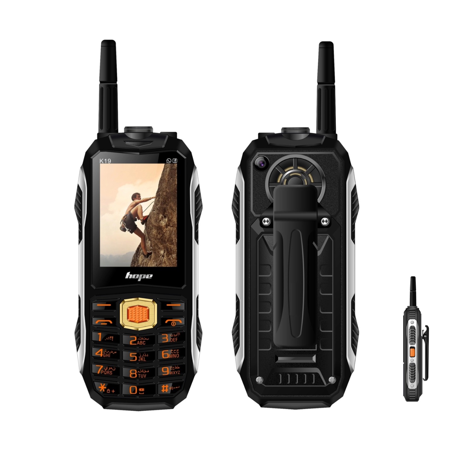 Telefone robusto com 4 sim, ba - Tft Display 2.4 avaliação e preço